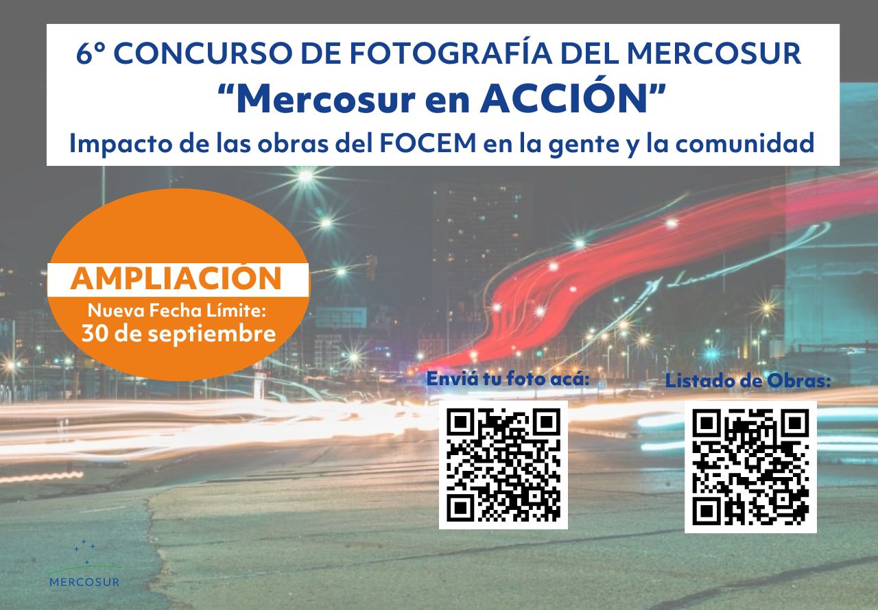 Se amplía el plazo para participar del Concurso de Fotografía del MERCOSUR