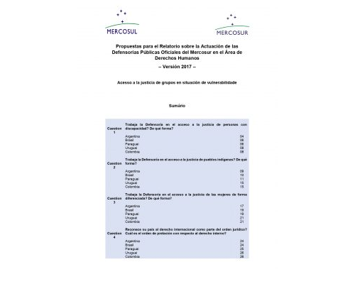 (REDPO) Informe de Derechos Humanos - Edición 2017